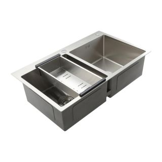 Мойка для кухни с коландером Gappo GS8350 сатин